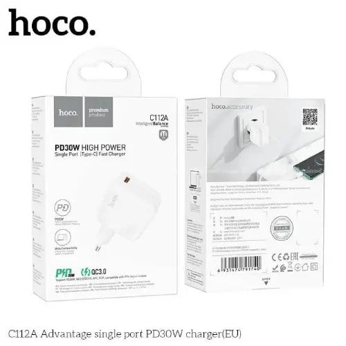 Hoco C112A PD 30W Type C Mobile Charge_0