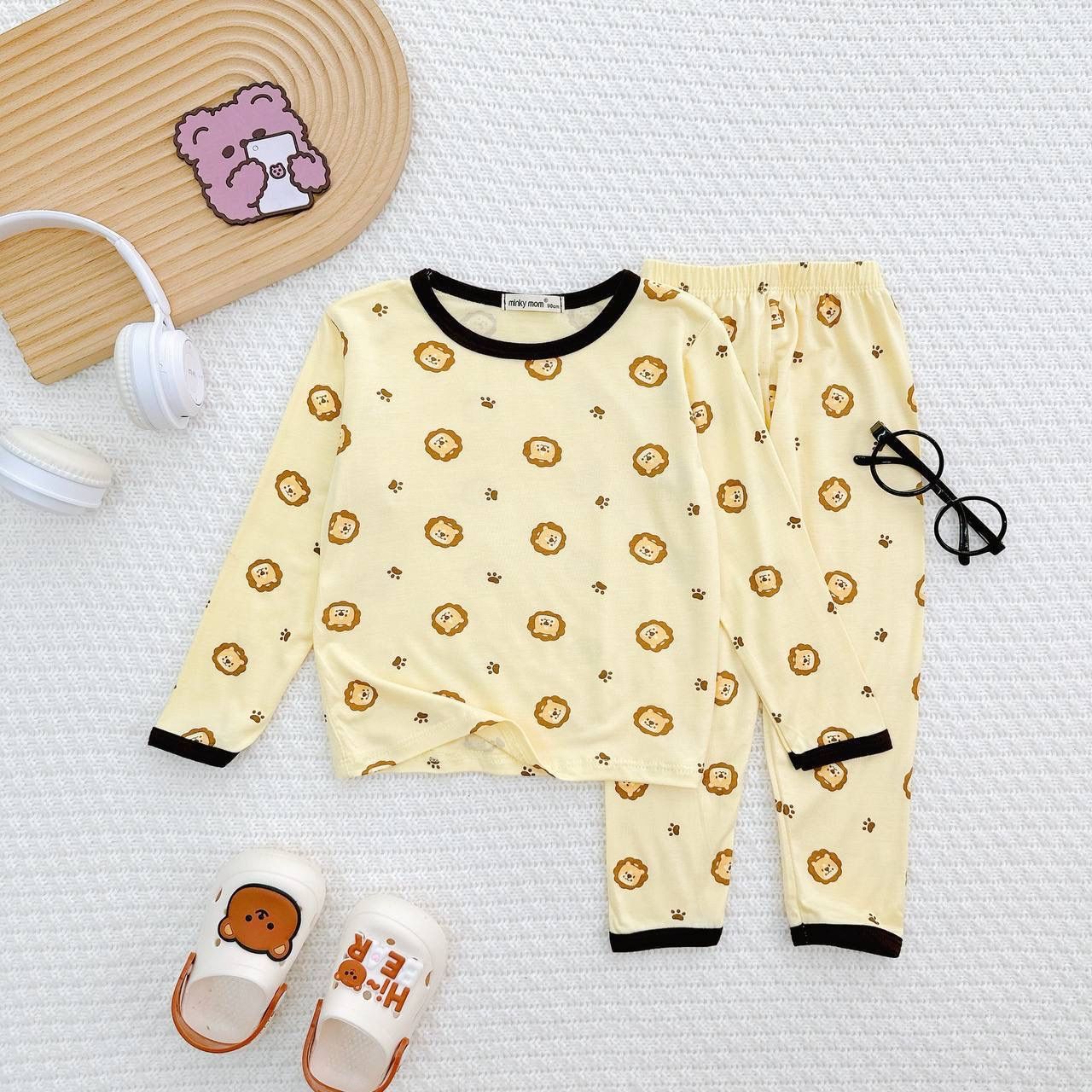 [89] Cute Printed Pajamas Set (80~120)_3