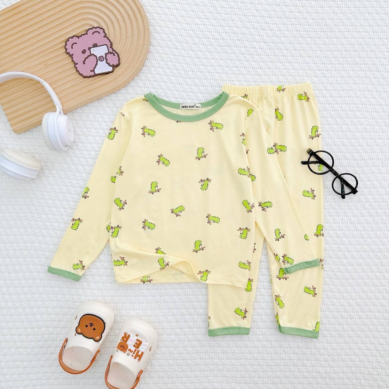 [89] Cute Printed Pajamas Set (80~120)_6