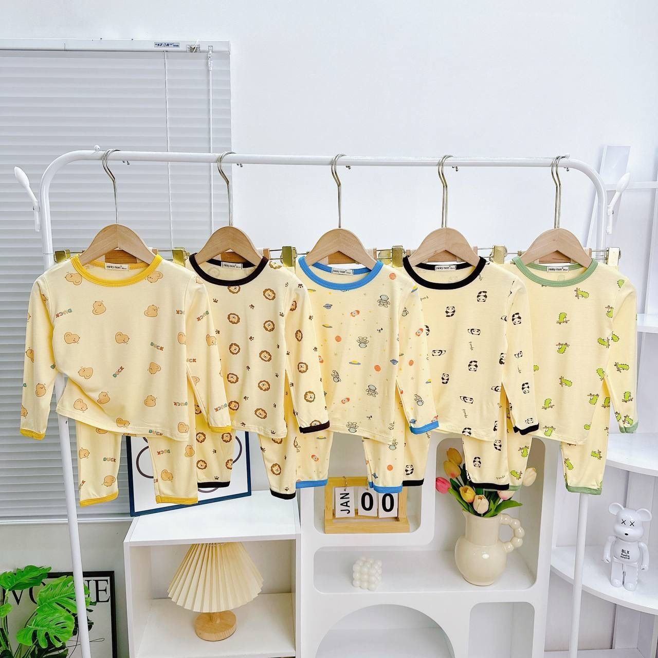 [89] Cute Printed Pajamas Set (80~120)_0