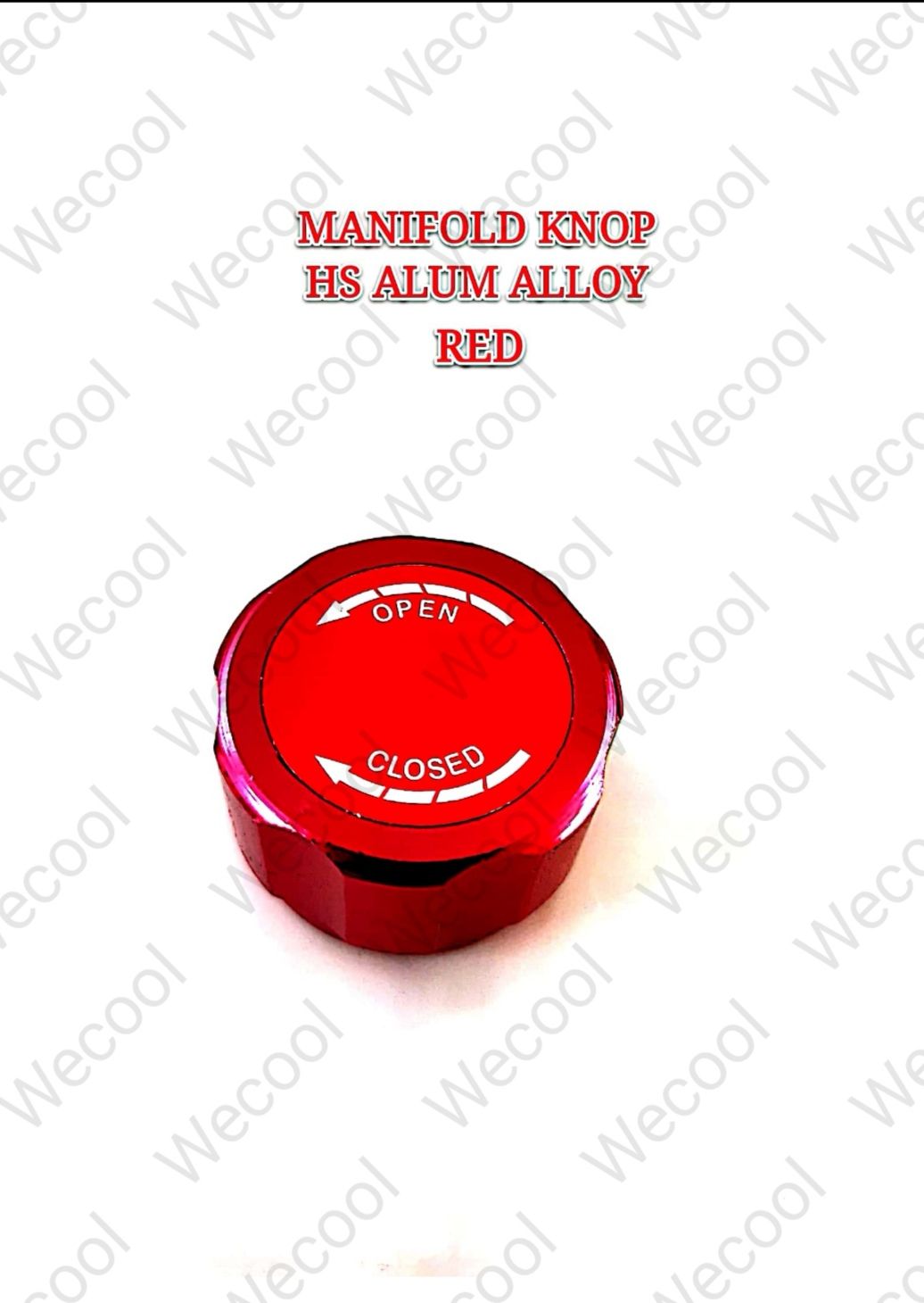 MANIFOLD KNOP - HS ALUM ALLOY (RED)_0