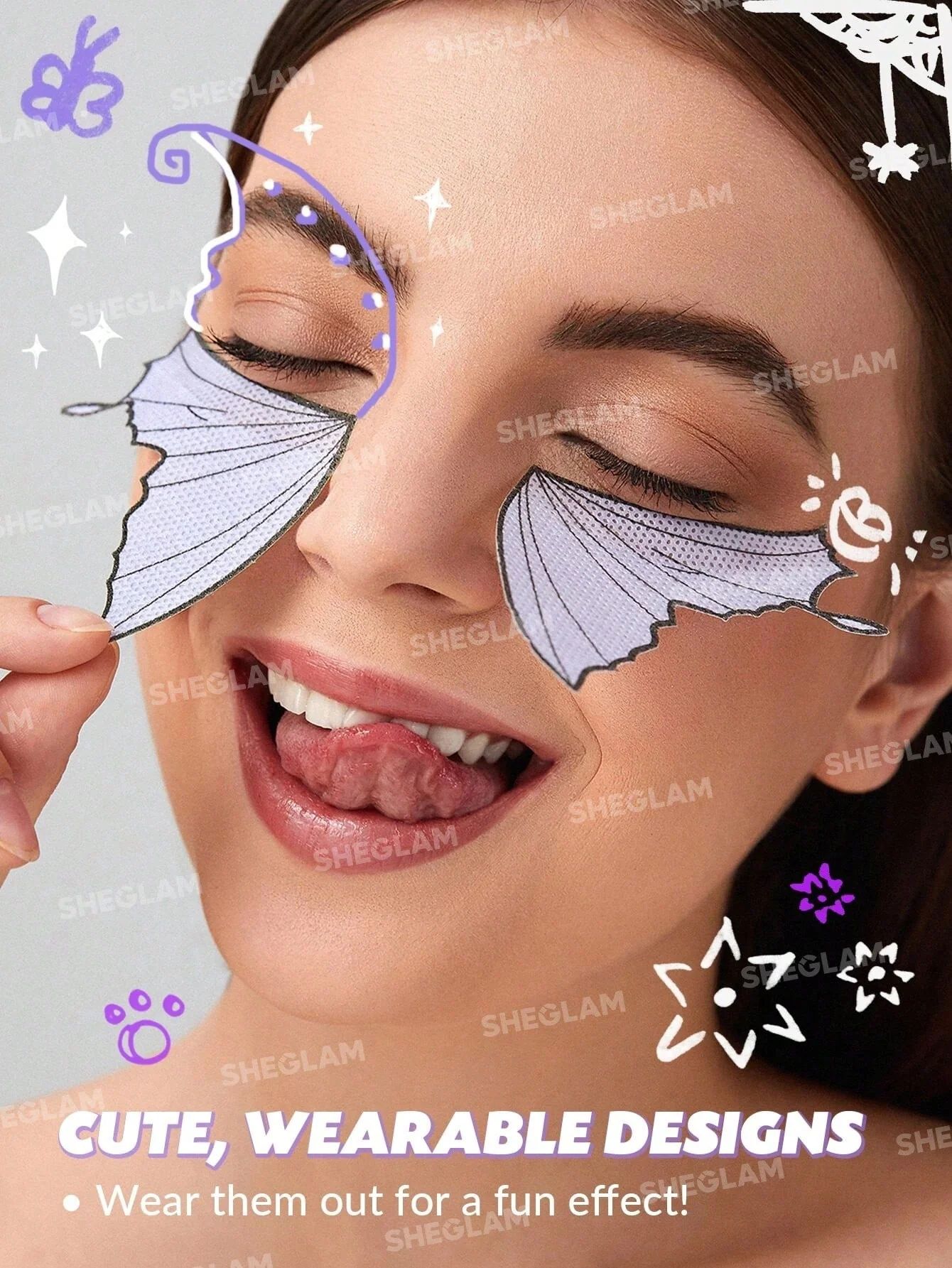 SHEGLAM So Long Fallout Butterfly Eyeshadow Sticker_2