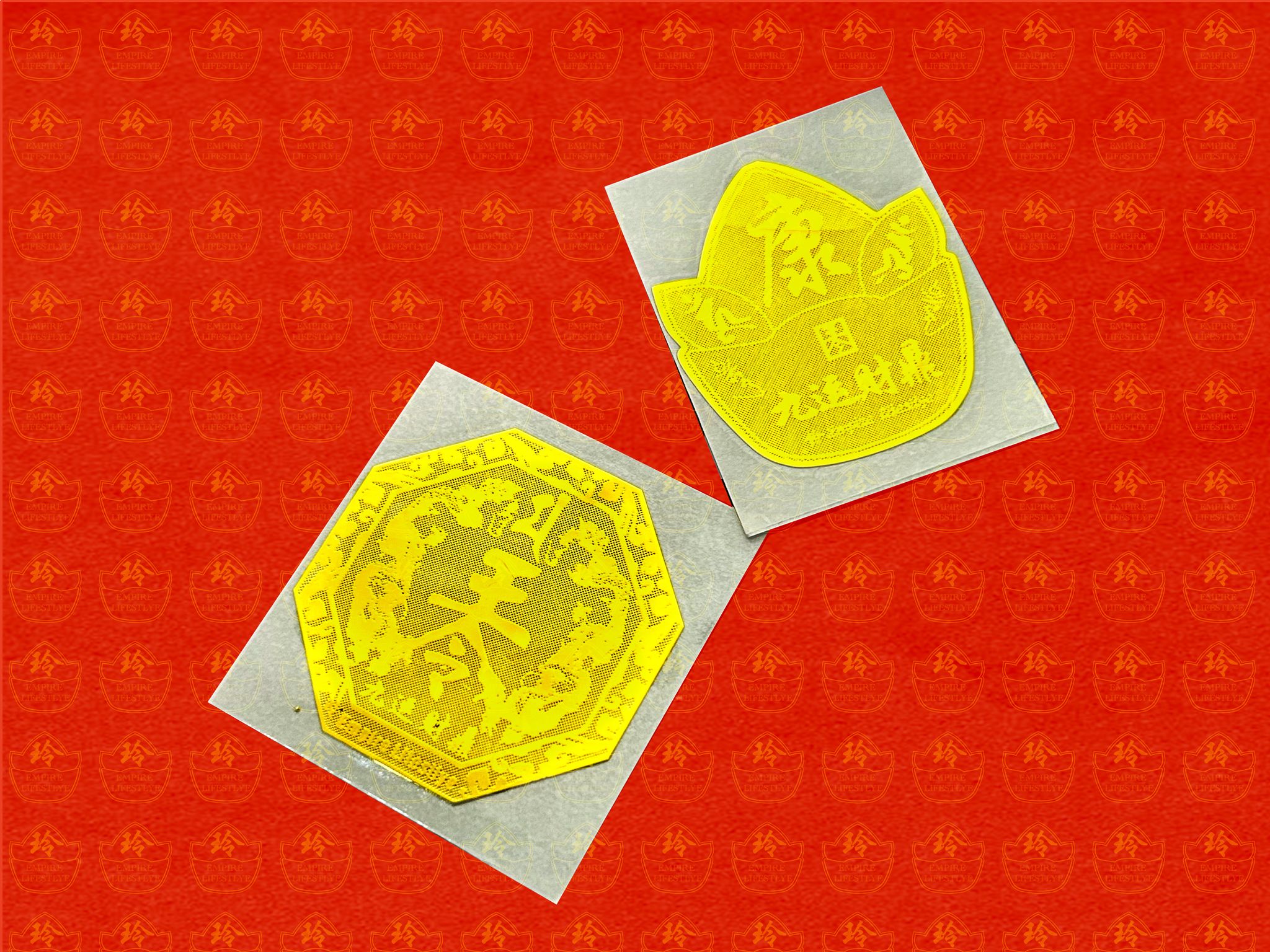 Health Wealth Sticker 2 pieces _0