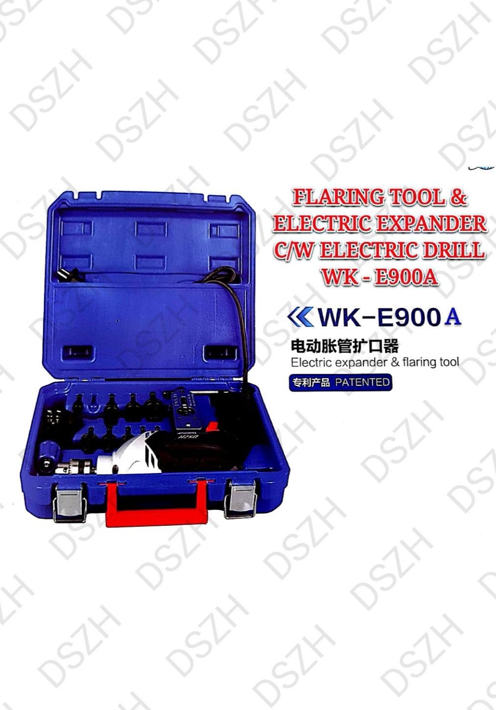 FLARING TOOL & ELECTRIC EXPANDER C/W ELECTRIC DRILL WK-E900A_0