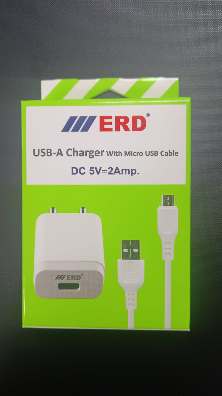 ERD TC-21 2Amp. Mobile Charger with Micro USB Cable_1