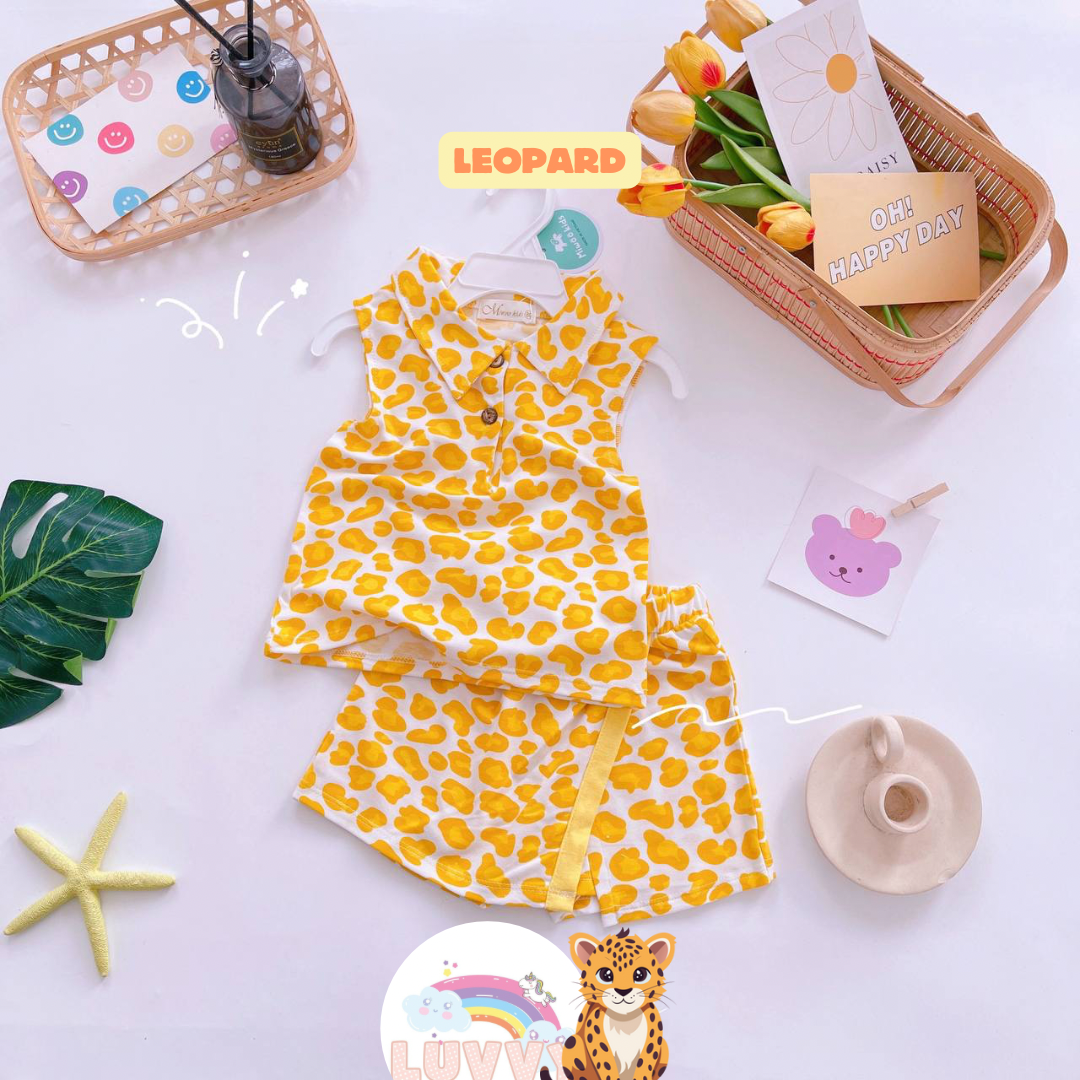 [95] Sleeveless Polo & Skorts Play Sets (80~120)_2