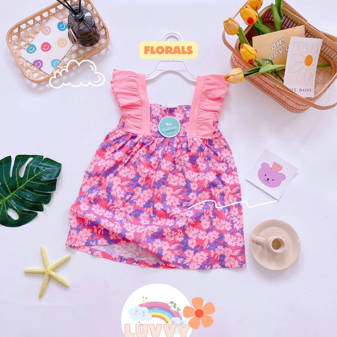 [97] Fruity Floral Ruffle Dress (80~120)_3