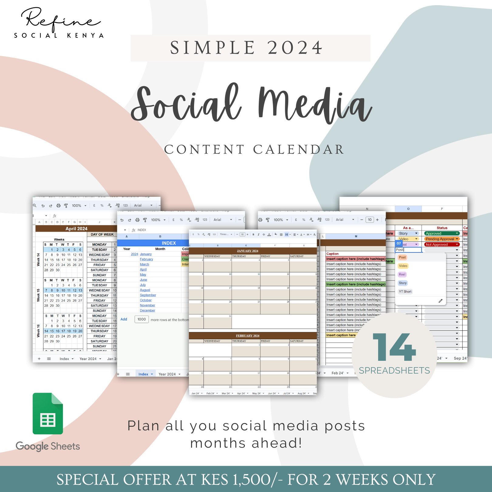 Social Media Content Calendar - 2024 Complete_2