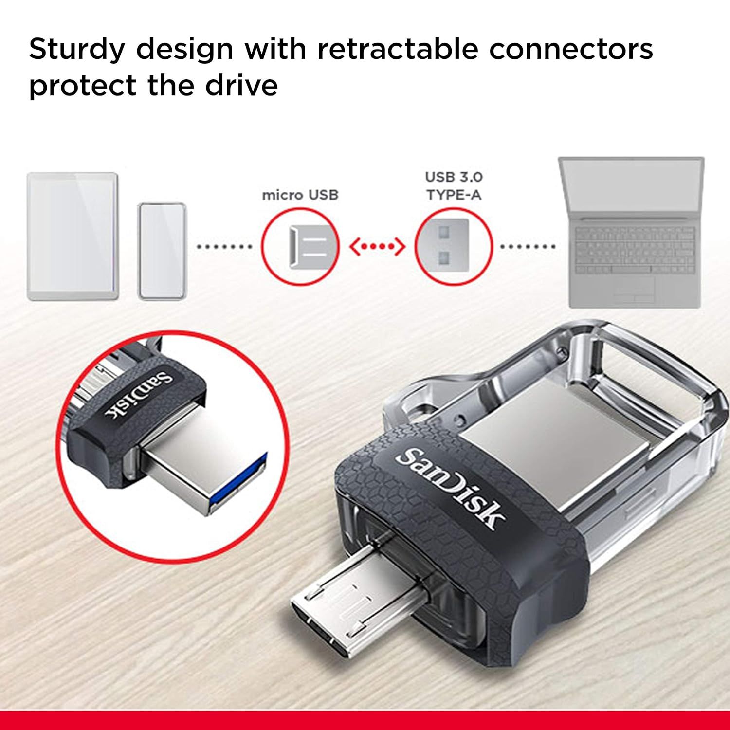 SanDisk Ultra Dual (SDDD3-032G-I35) USB 3.0 32GB Flash Drive_1