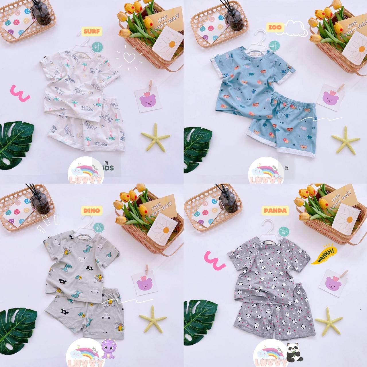 [102] Cotton Short Sleeve Play Set (80~120)_0