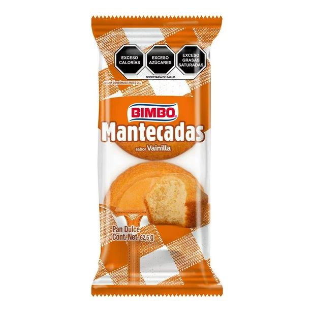 Pan dulce Bimbo Mantecadas Vainilla (62.5g)_0