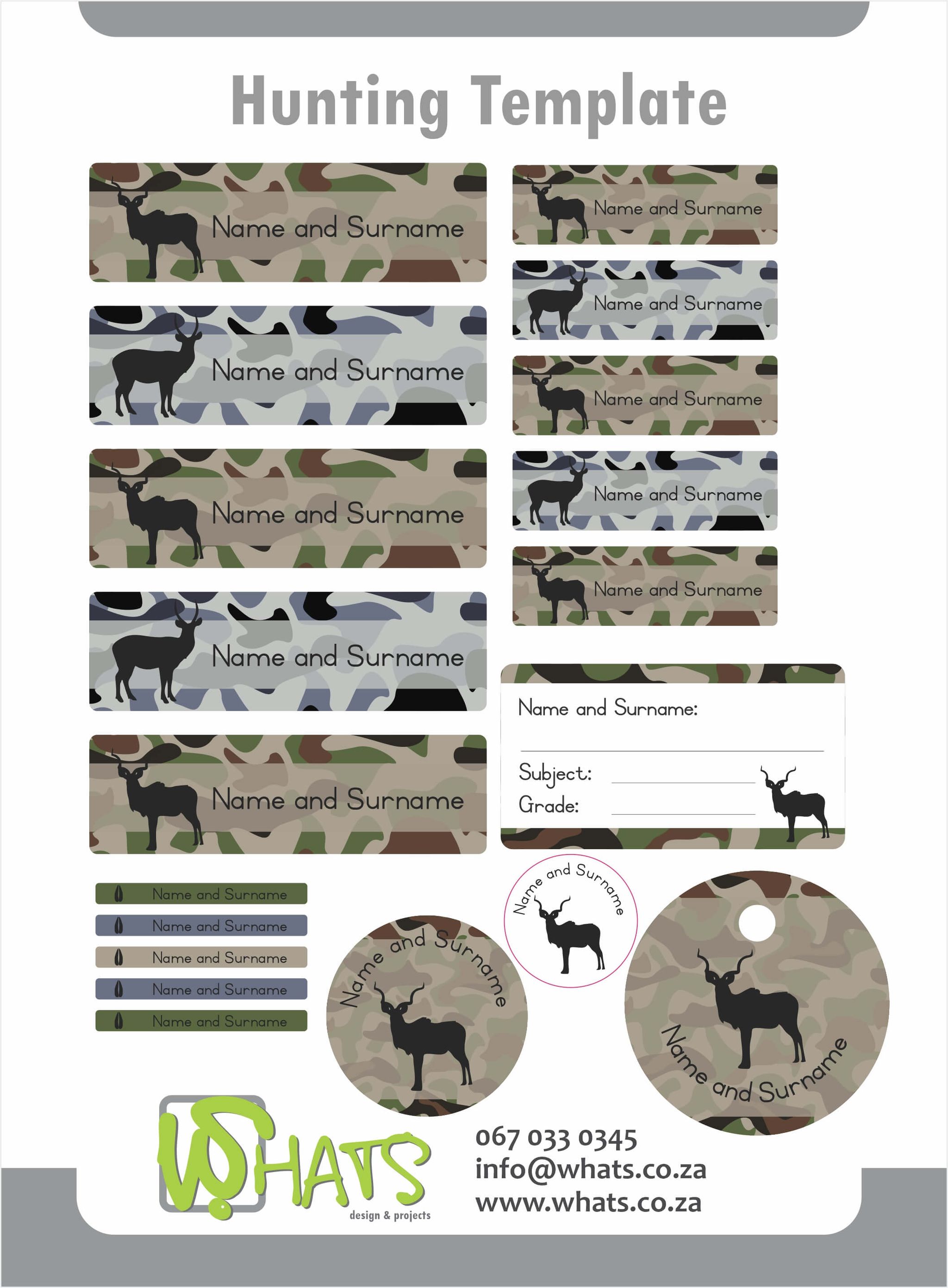 Sticker pack theme - Hunting_0