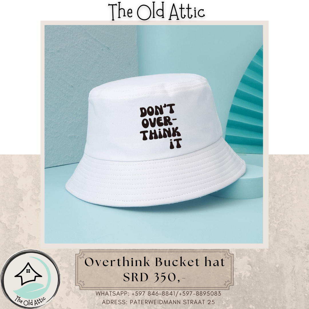 Don't overthink it Bucket Hat_0