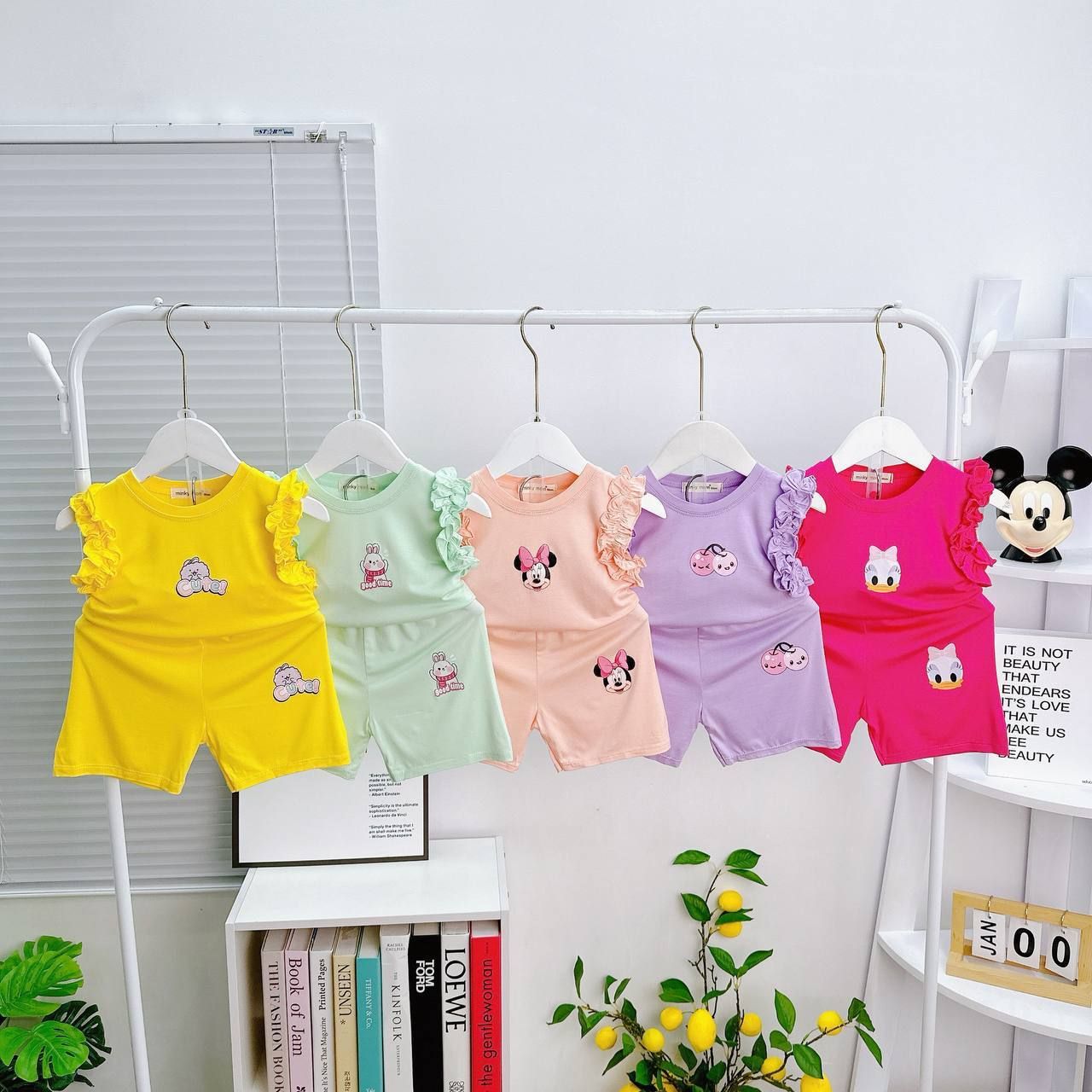 [105] Sleeveless Frills Play Set (90~130)_0