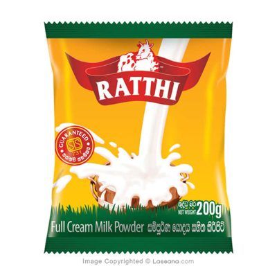 Ratthi Full Cream Milk Powder 200g_0