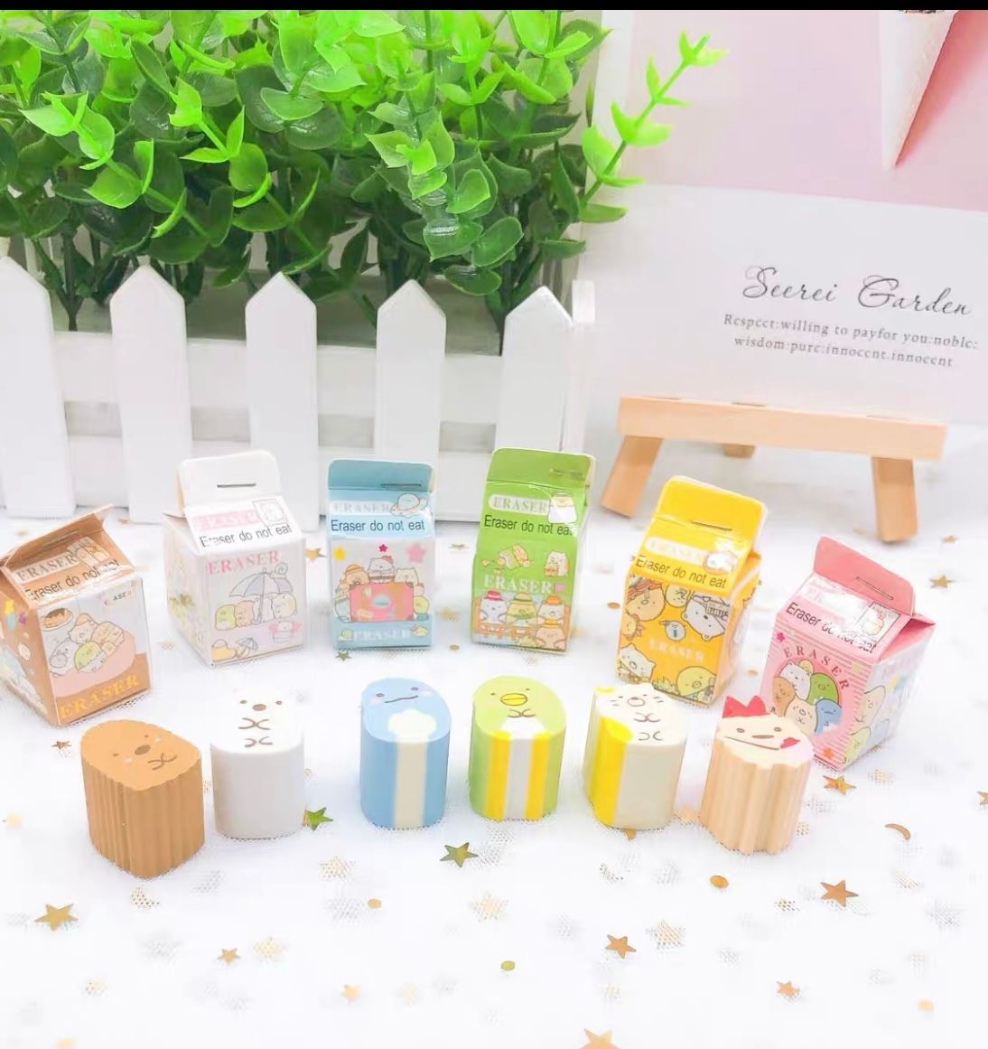 Sumikkogurashi Erasers (3x)_1