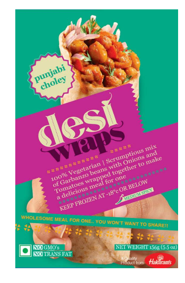 HALDIRAM'S DESI WRAPS PUNJABI CHOLEY 156GM_0