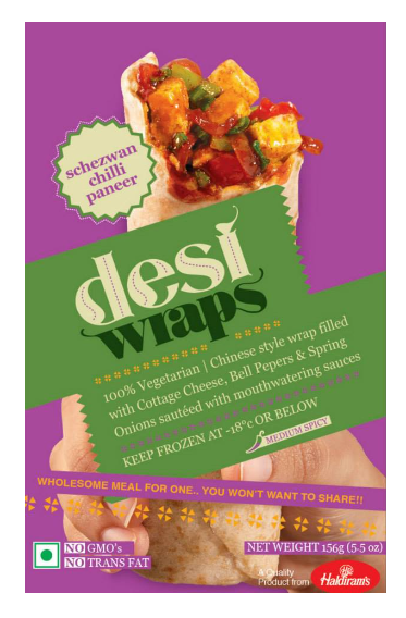 HALDIRAM'S DESI WRAPS CHILI PANEER 156GM_0