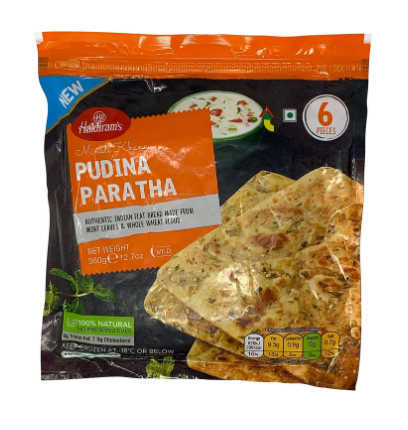 HALDIRAM'S PUDINA PARATHA 6PCS_0