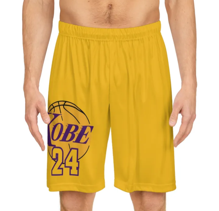 Basketball Shorts (AOP) Kobe_1