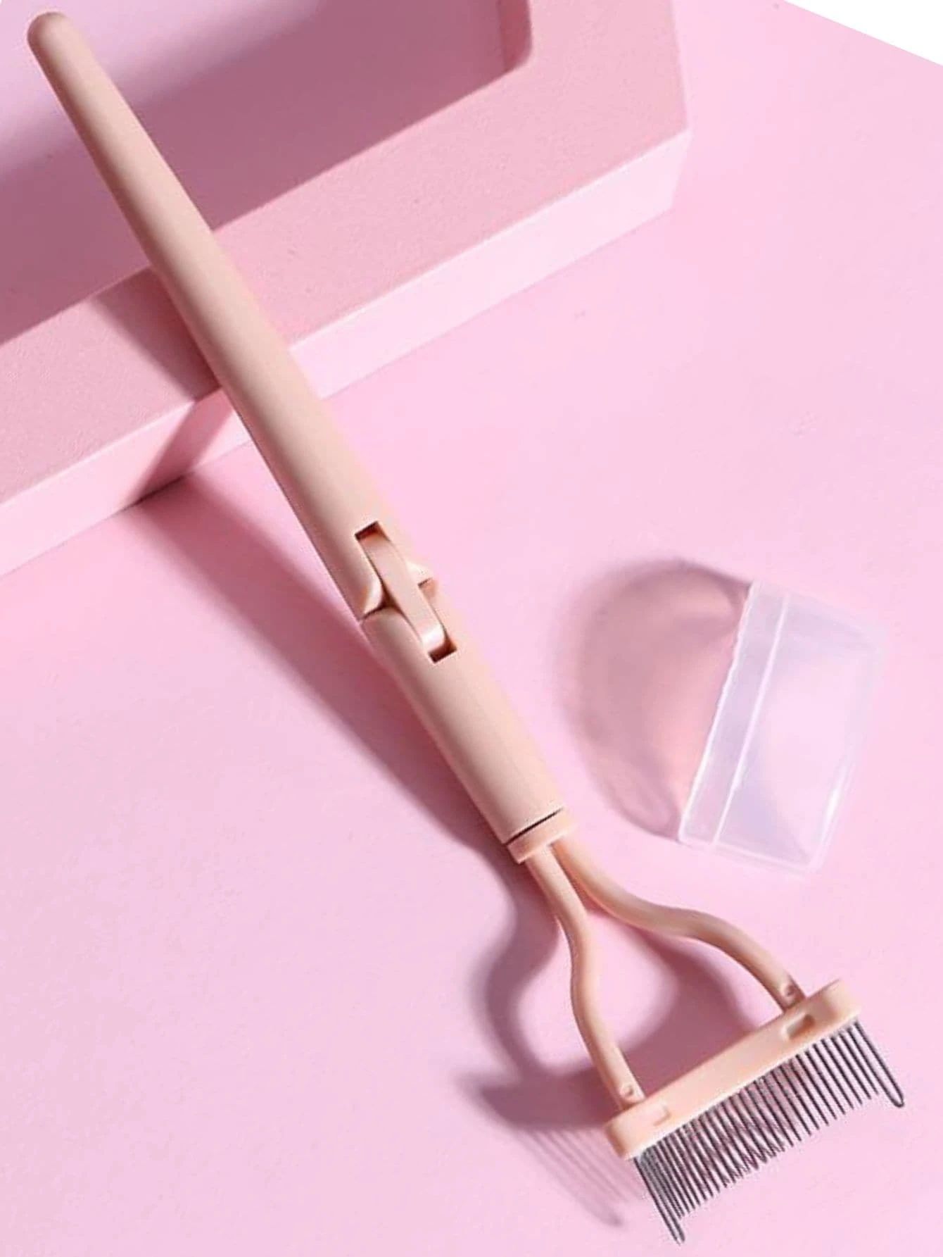 Foldable Eyelash Comb - Dusty Pink_1