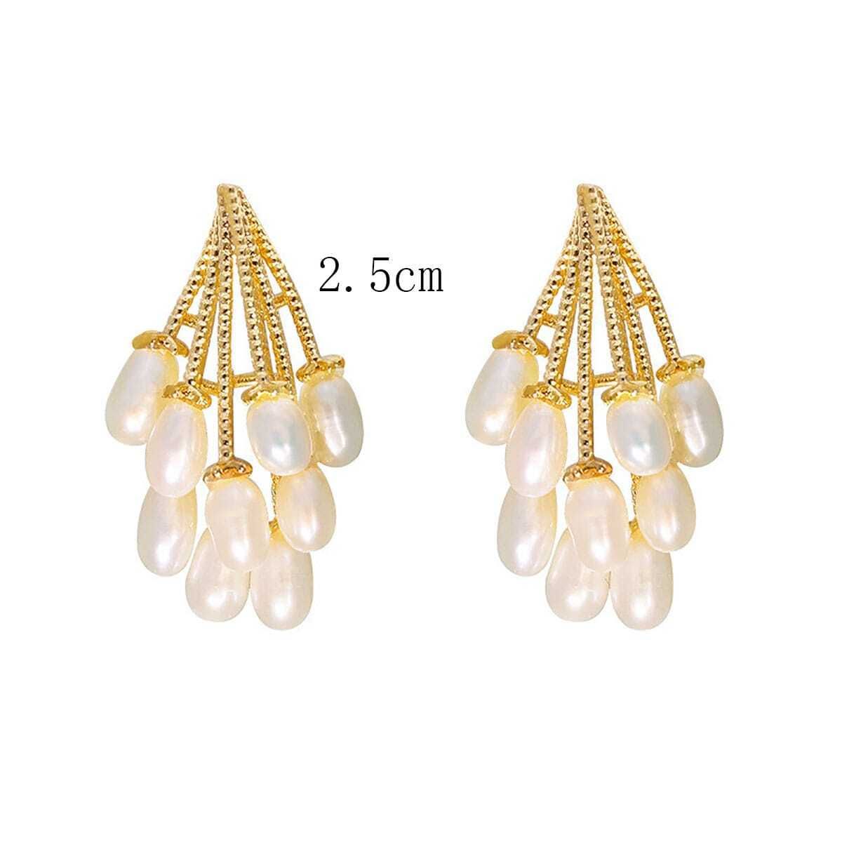 1pair Elegant Pearl Earrings_3