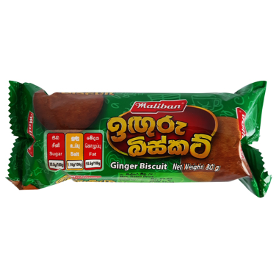 Maliban Ginger Biscuit 80g_0