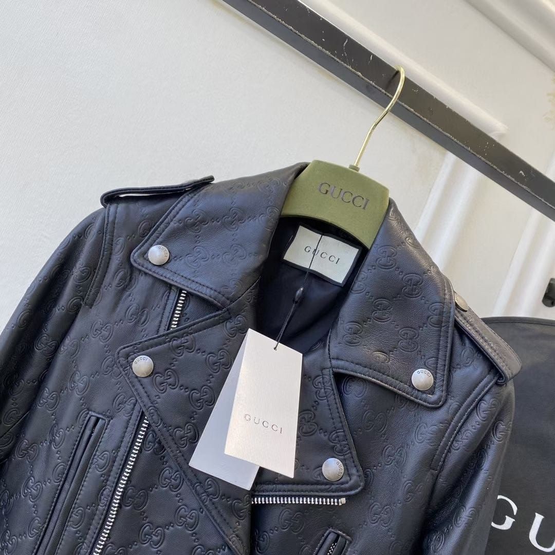 Gucci biker Jacket _0