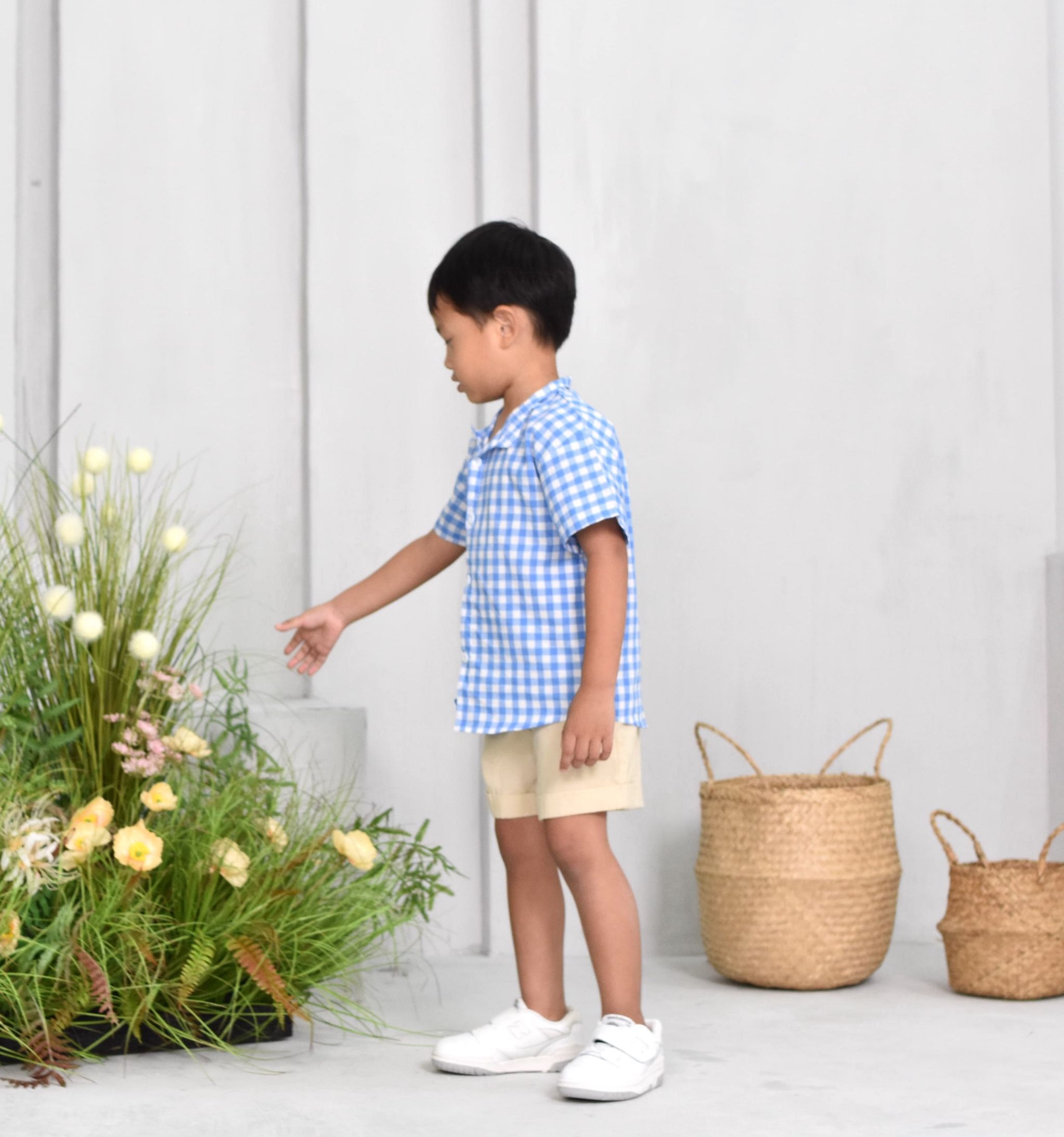 (BOY) BLUE CHECKERED SHIRT_2