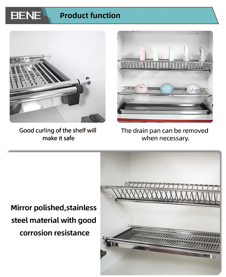 Built In Dish Plate Dryer Rack_2