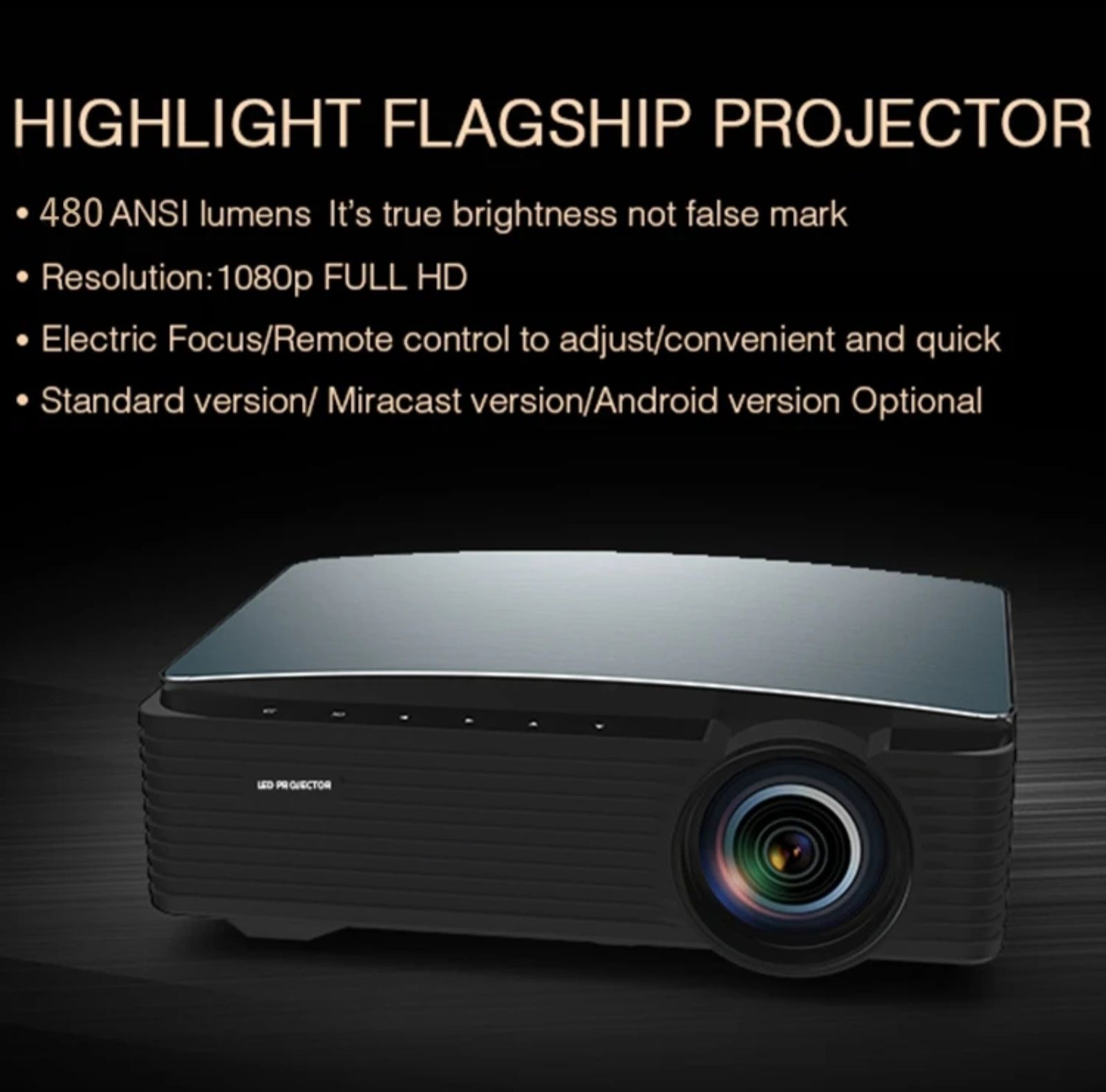 1080p Full HD WiFi Portable Projector _1