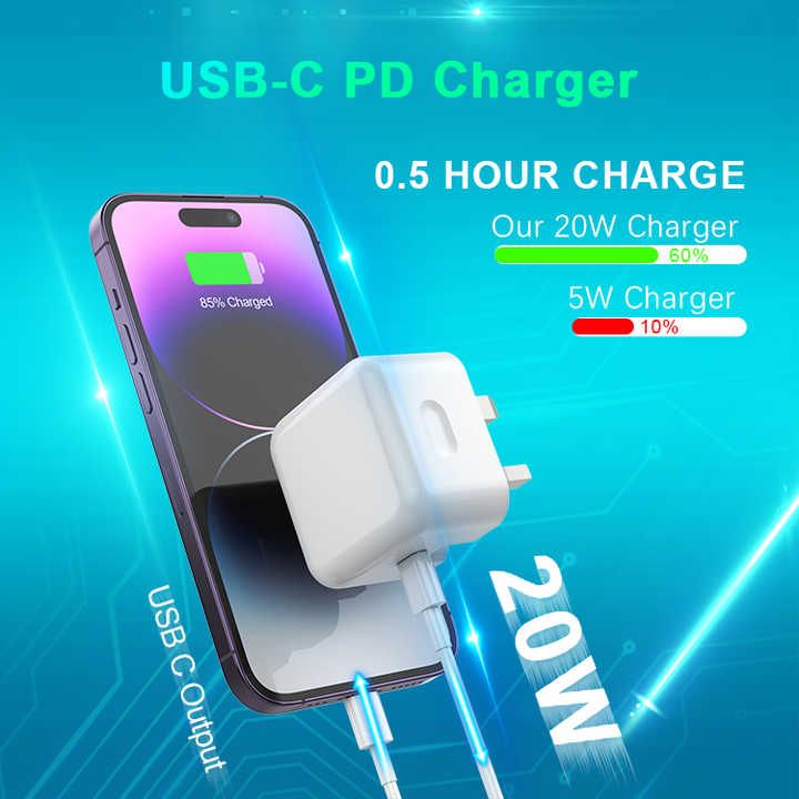 UK Plug UKCA 20W PD Power Adapter Type-C_0