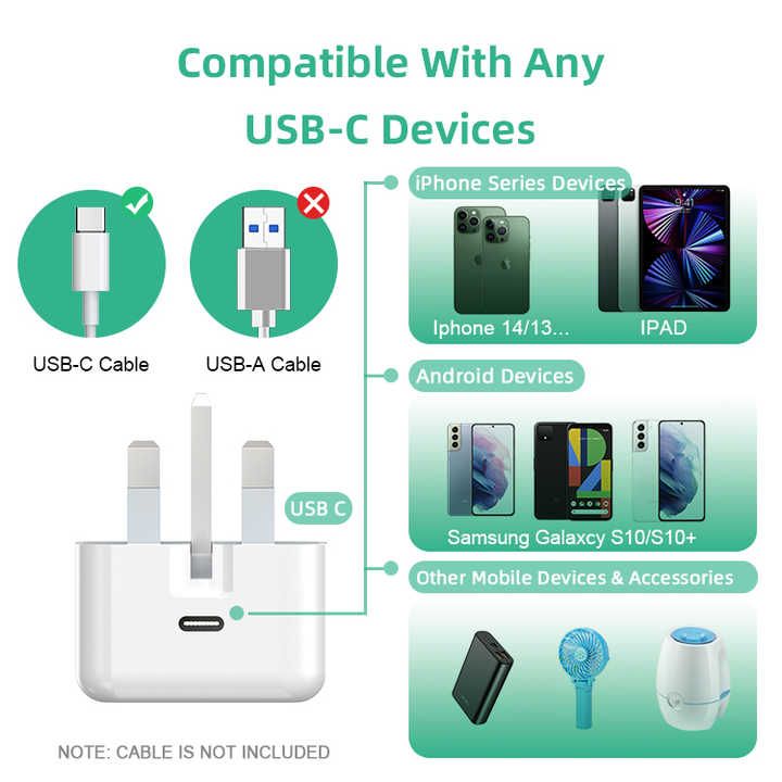 UK Plug UKCA 20W PD Power Adapter Type-C_8