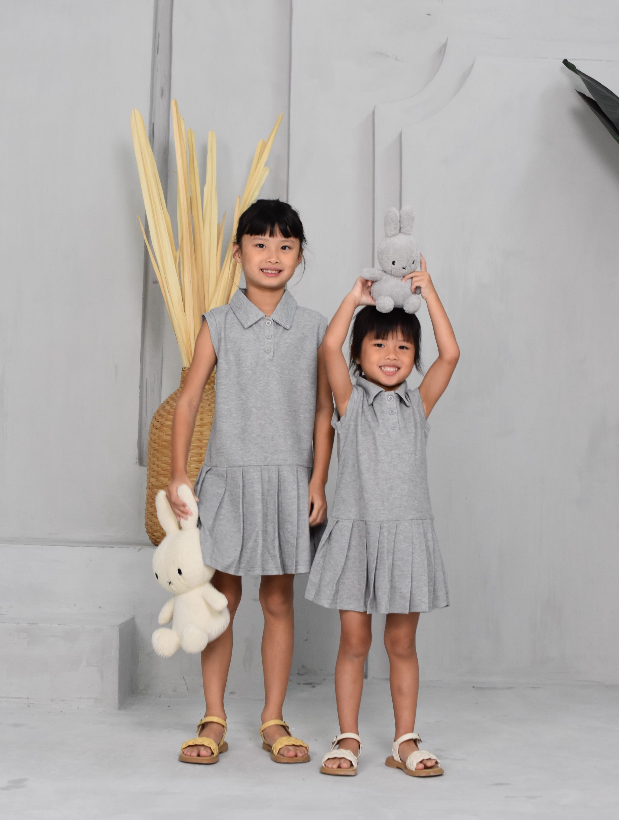 (GIRL) POLO GREY DRESS_0