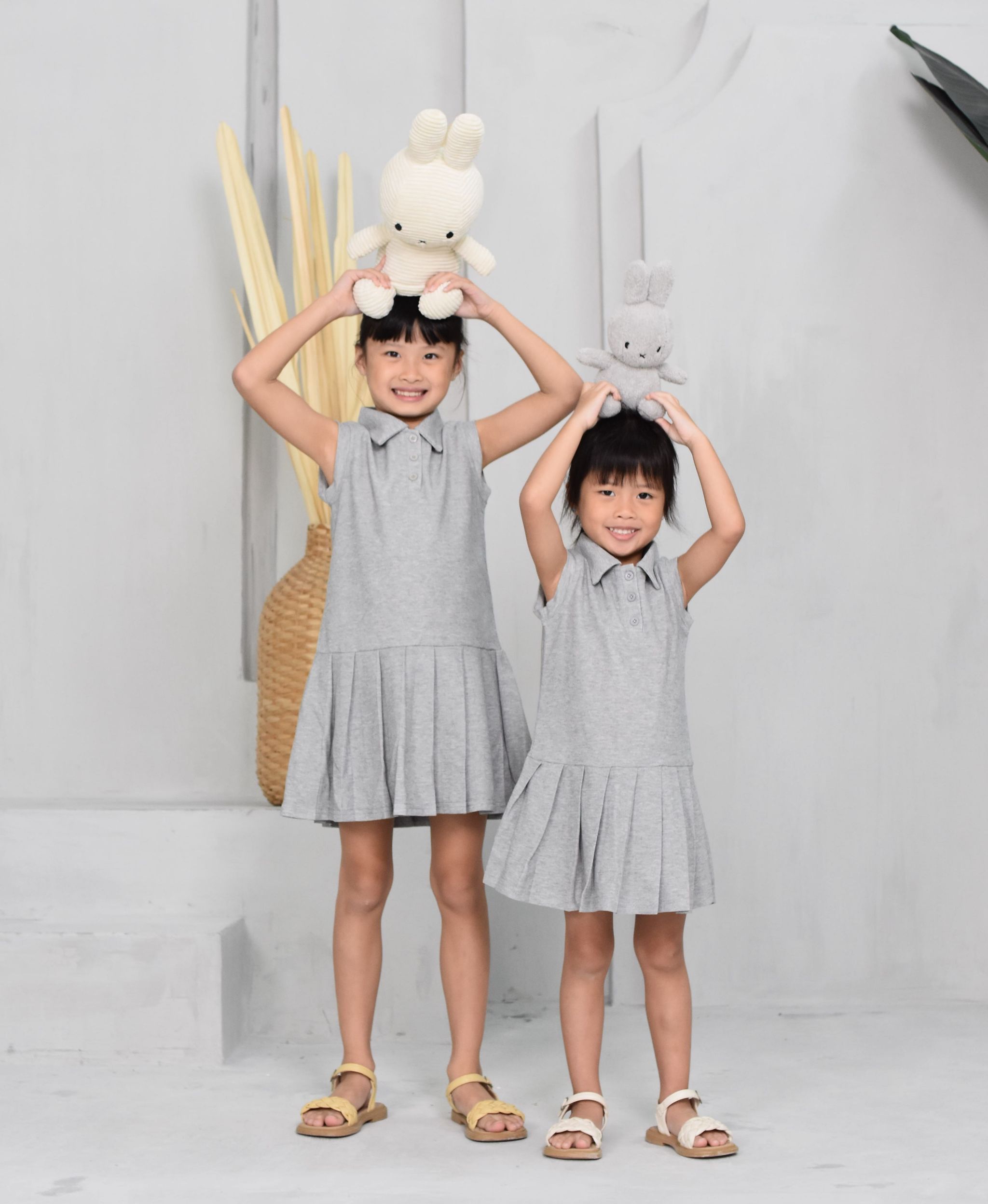 (GIRL) POLO GREY DRESS_6