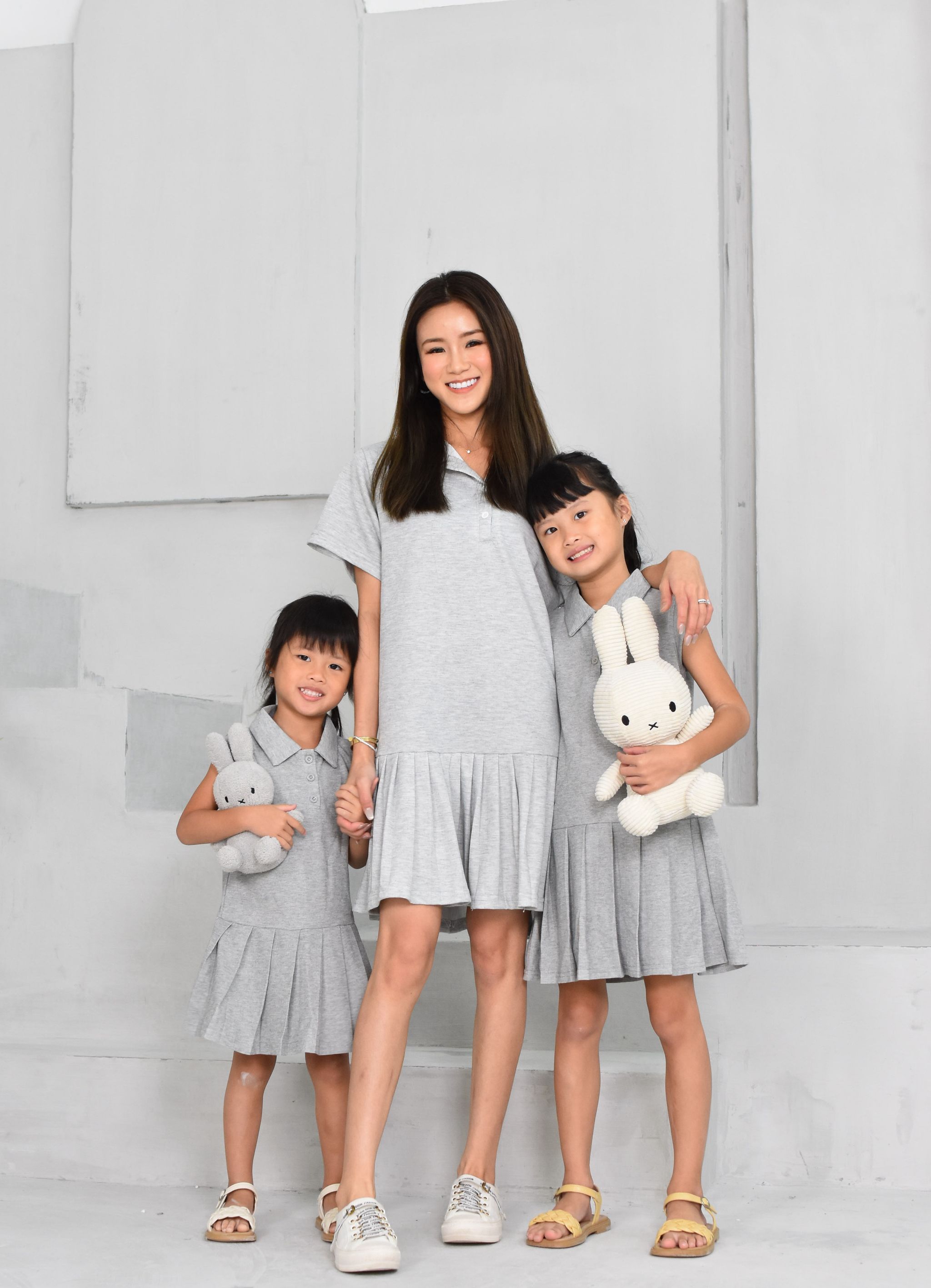 (GIRL) POLO GREY DRESS_4