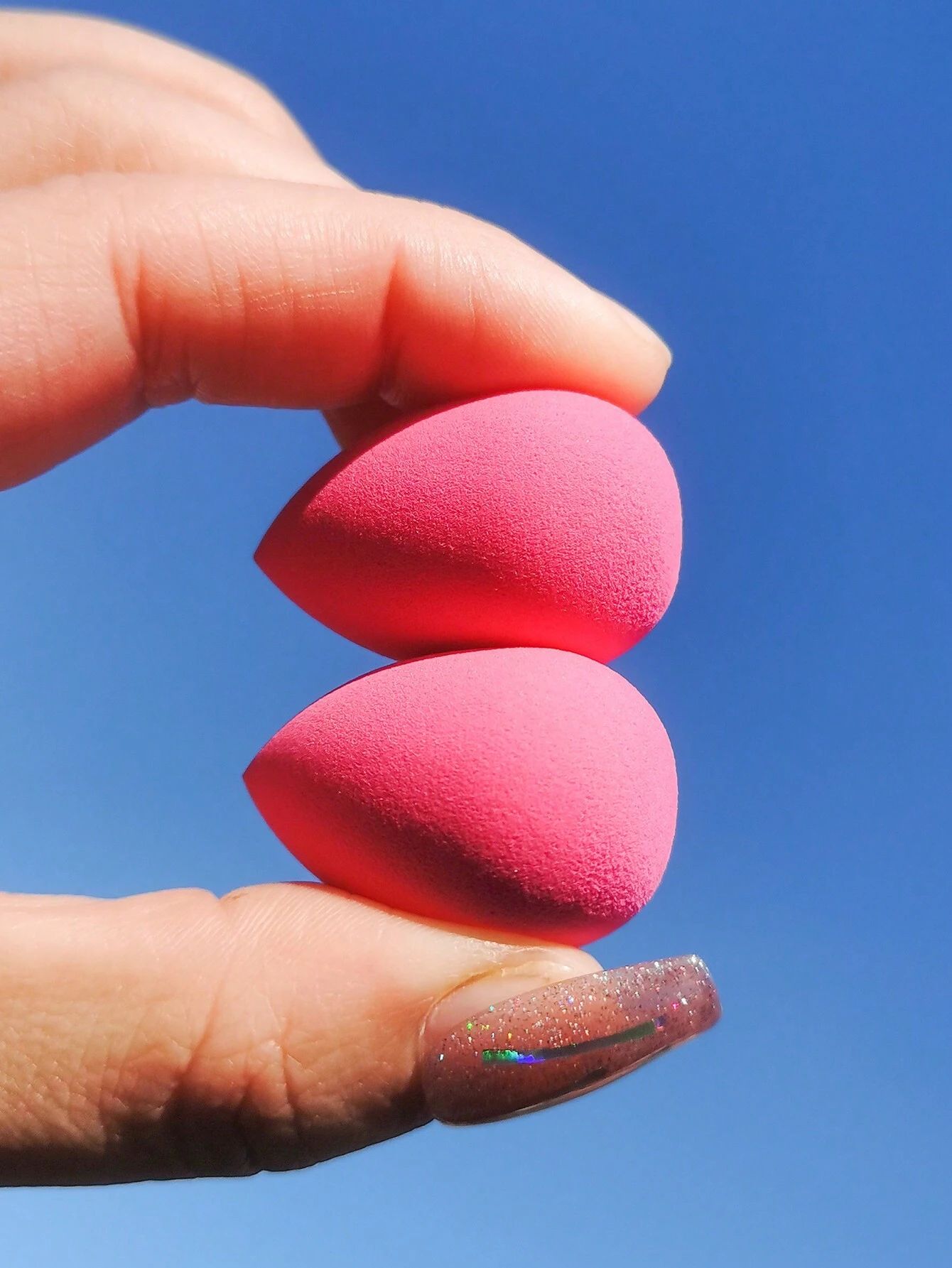 2pcs Mini Makeup Sponges - Multicolor/Multi-Shape_3