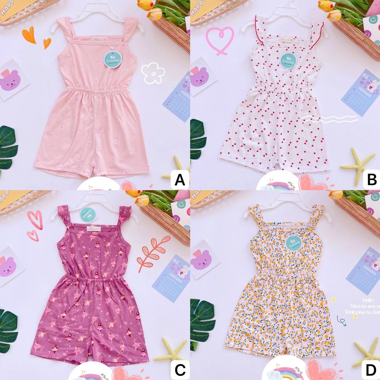 [117] Sleeveless Romper (80~120)_0