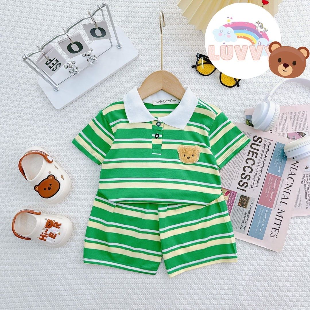 [113] Teddy & Stripes Polo Play Set (90~120)_2