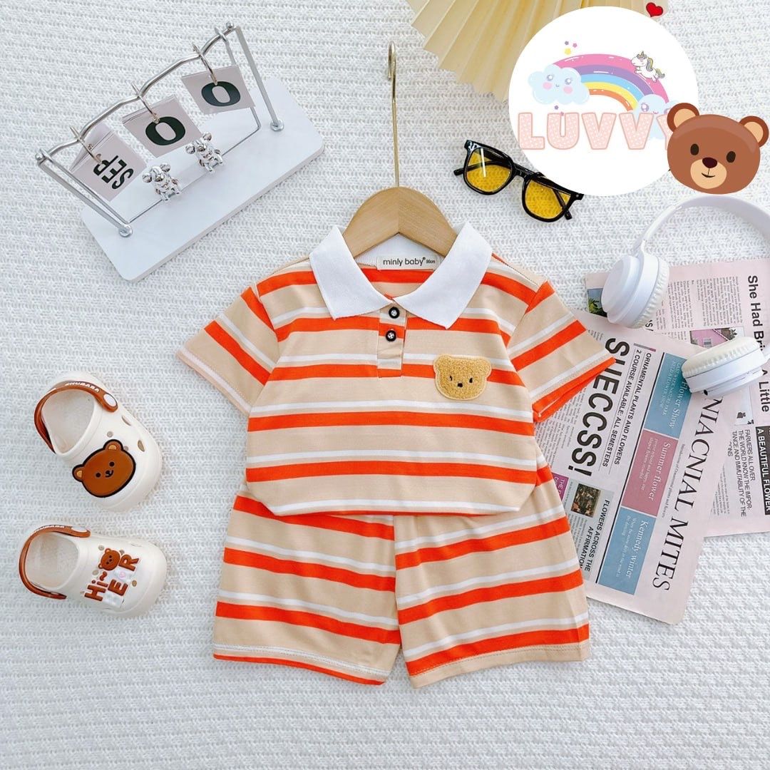 [113] Teddy & Stripes Polo Play Set (90~120)_3