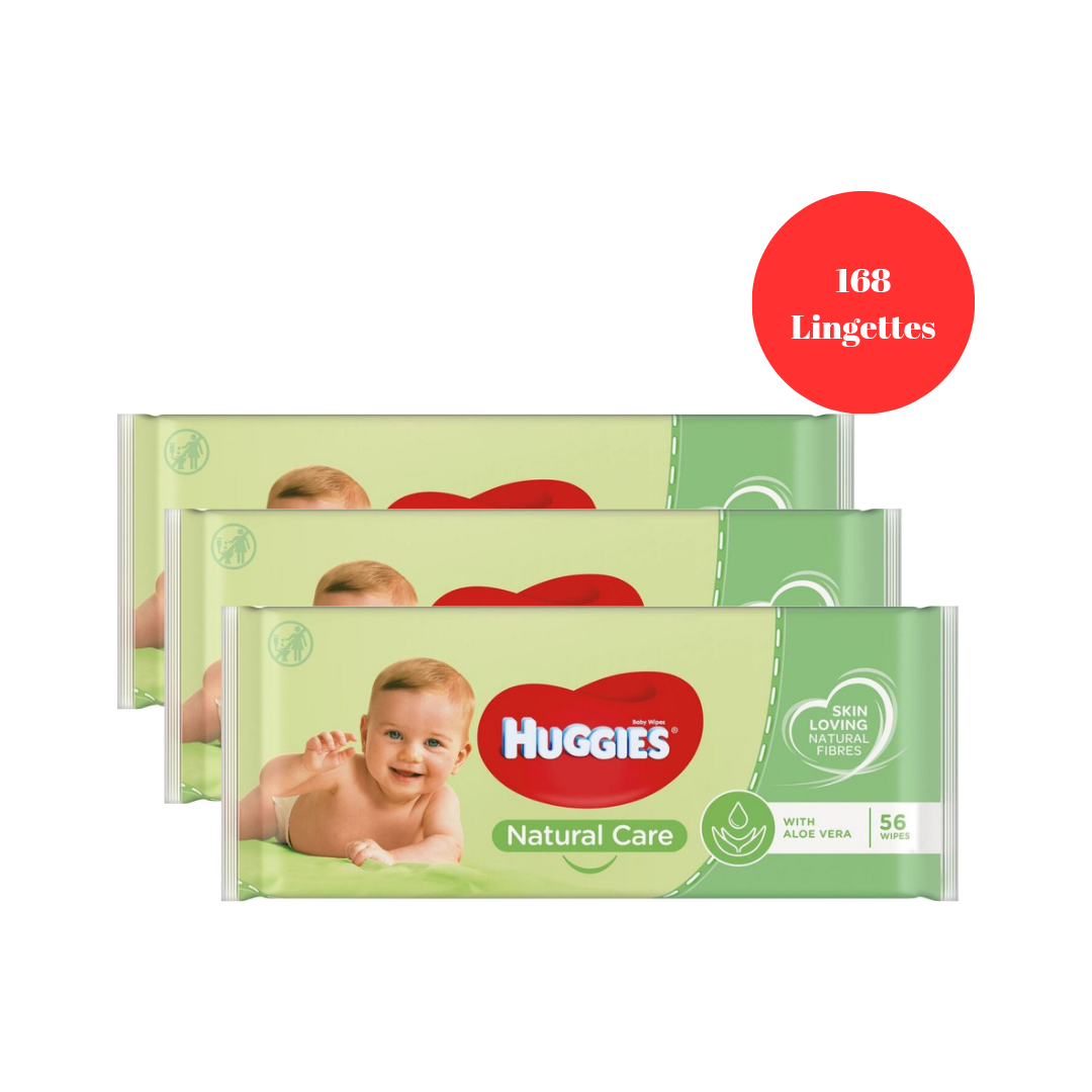 HUGGIES - Lingettes Bébé NATURAL CARE_0