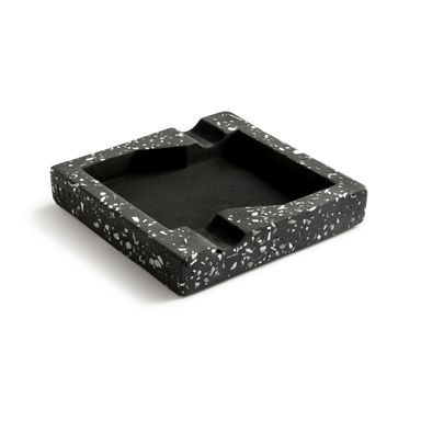 The Baron - Black Terrazzo (17x17cm)_0