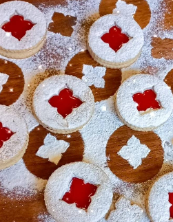 Linzer Cookies - 1/2 Dozen_1