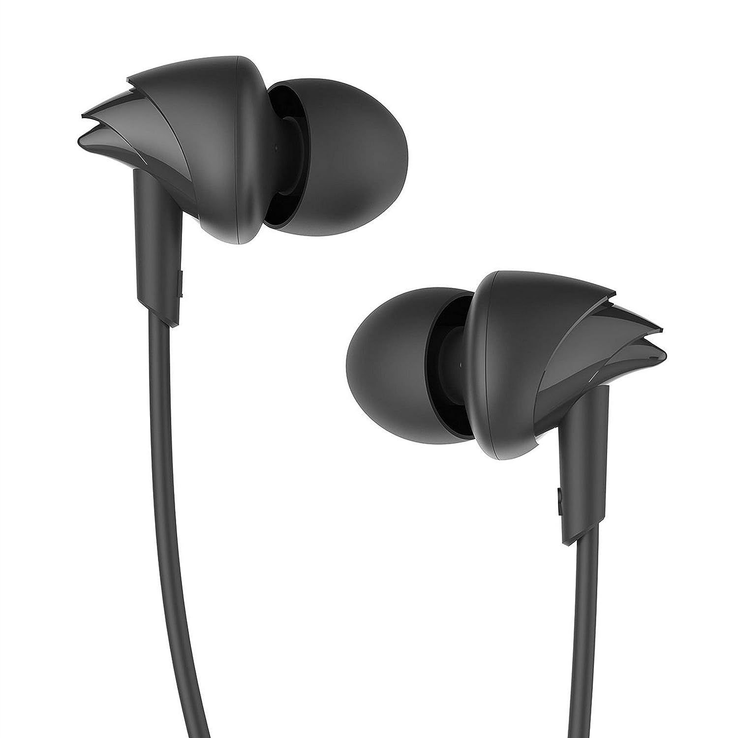 BoAt BassHeads 100 in-Ear Wired Headphones with Mic (Black)_0