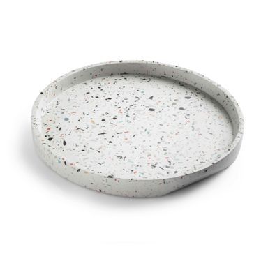 Circular Tray - White Terrazzo_0