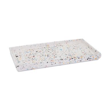 Large Tray - White Terrazzo_0