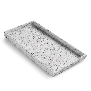 Medium Tray - White Terrazzo_0