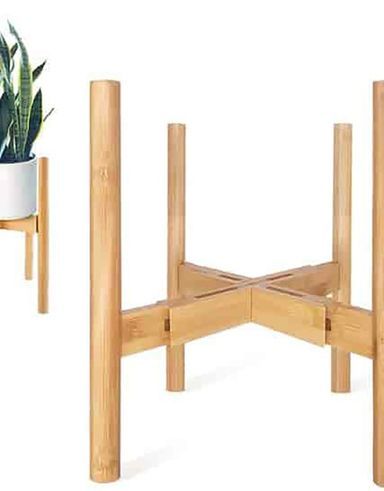 Expandable Plant Stand - Bamboo Color _0