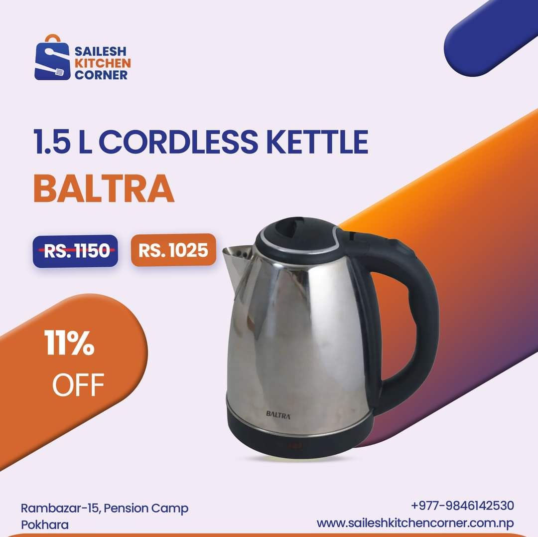 Baltra 1.5 Cordless kettle_0