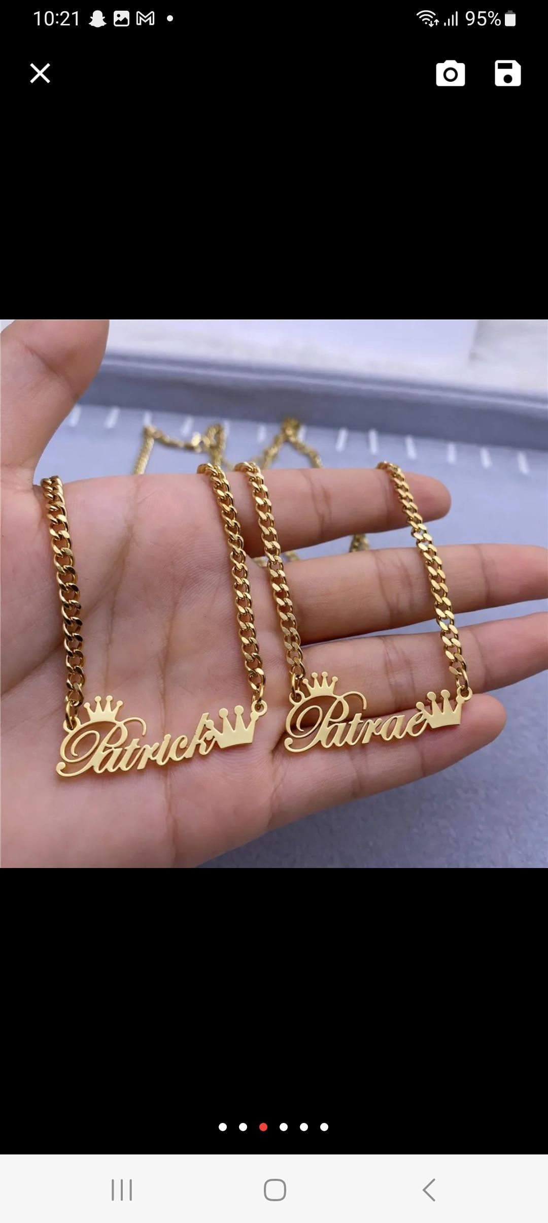 🤴Lil Boys Crown Necklace _0